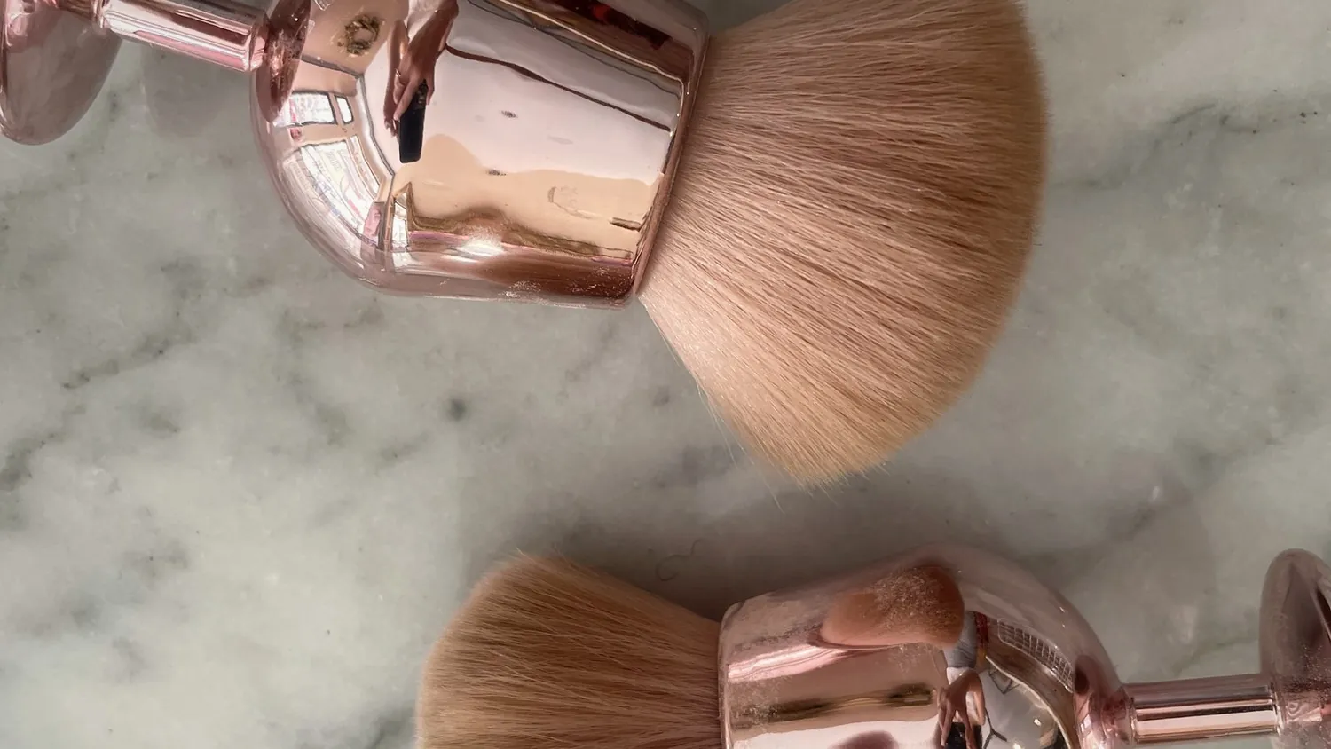 Pincéis de blending rose-gold TAN PRO